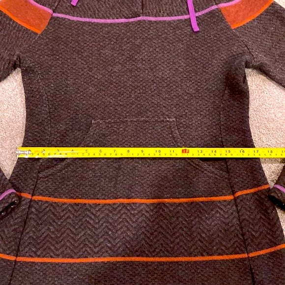 (S) Prana Caitlyn Tunic Sweater, Espresso, Wool Blend - Picture 9 of 13